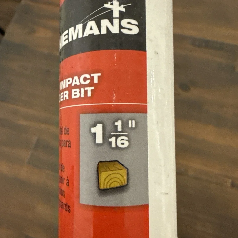 Milwaukee 48-13-6711 1-1/16 in x 18 in SHOCKWAVE Linemans Impact Auger Drill Bit